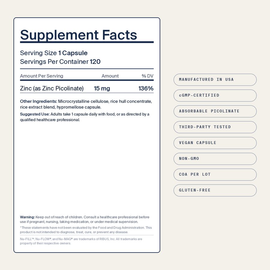 Zinc Picolinate 15 mg — image 2