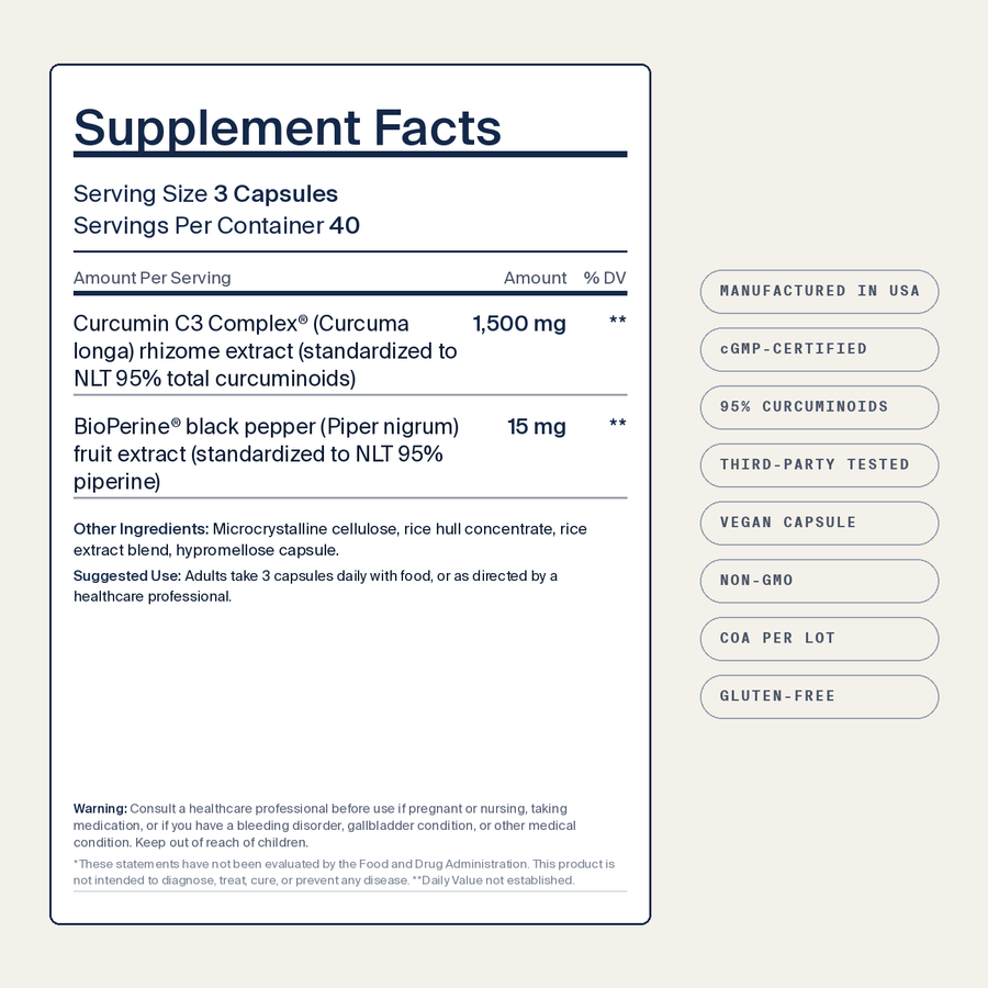 Curcumin C3 Complex + BioPerine — image 2